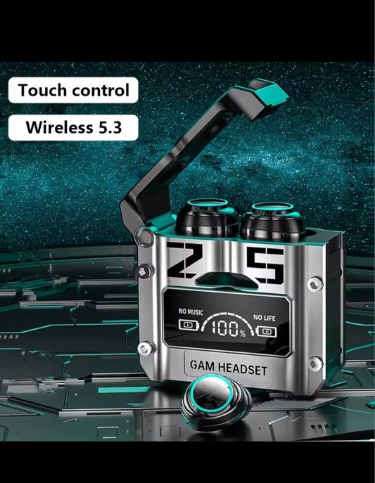M.25 Bluetooth 5.3 earphones Noise Cancelling Wireless Earbuds Headphones