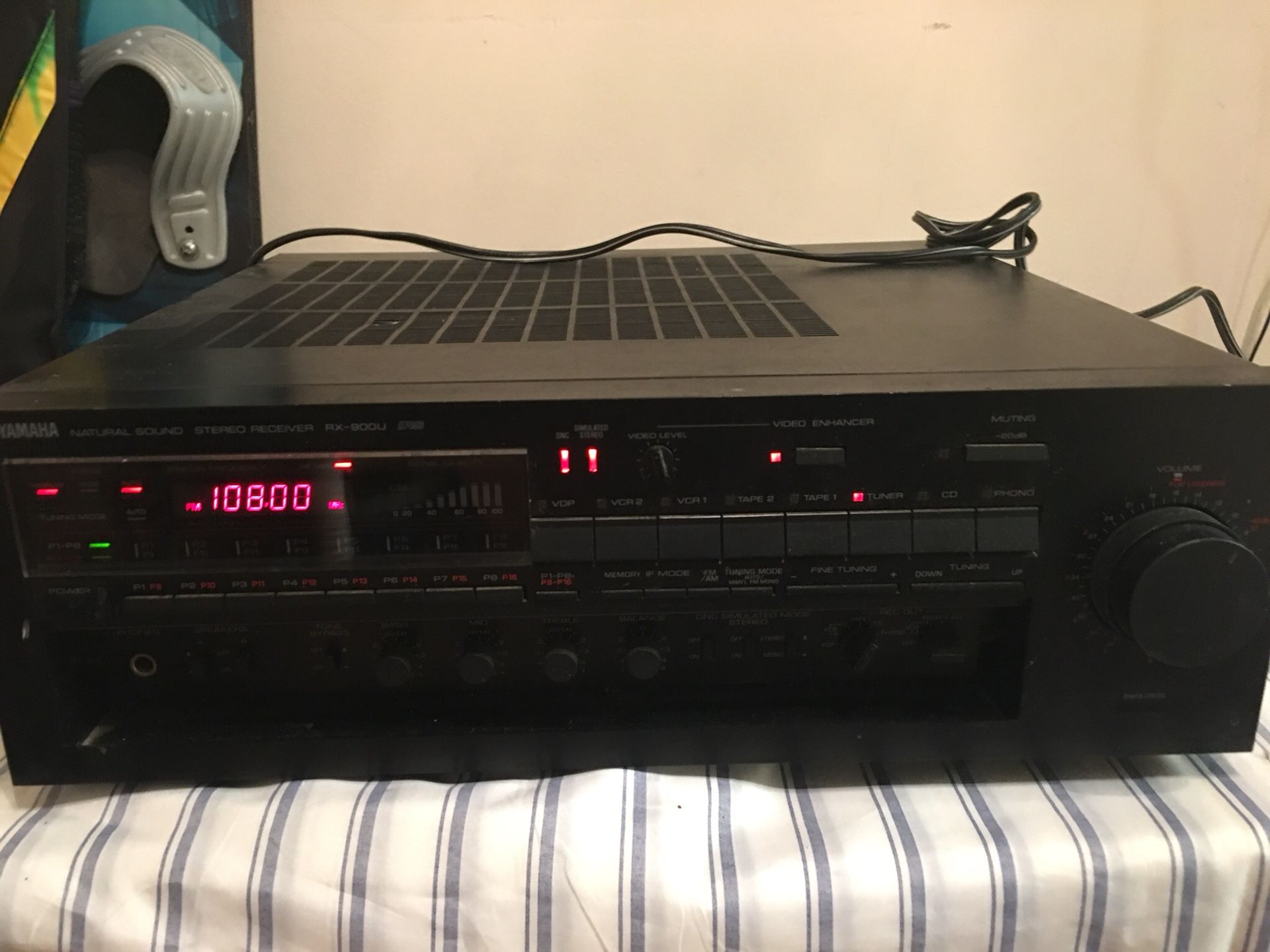 Yamaha natural sound stereo receiver rx-450 100% Working Good Condition