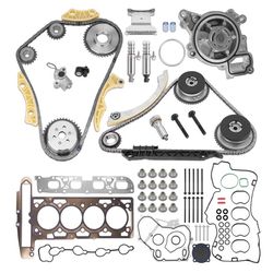 Chevy GMC Buick Timing Chain Kit w/ Water Pump Gasket Set 2.4L 2.2L Ecotec