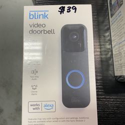 Blink Battery or Wired - Smart Wi-Fi HD Video Doorbell Camera in Black