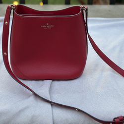Kate Spade Julia Medium Pebbled Leather Bucket Bag 