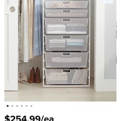 Elfa Wide Tall Drawer Solution