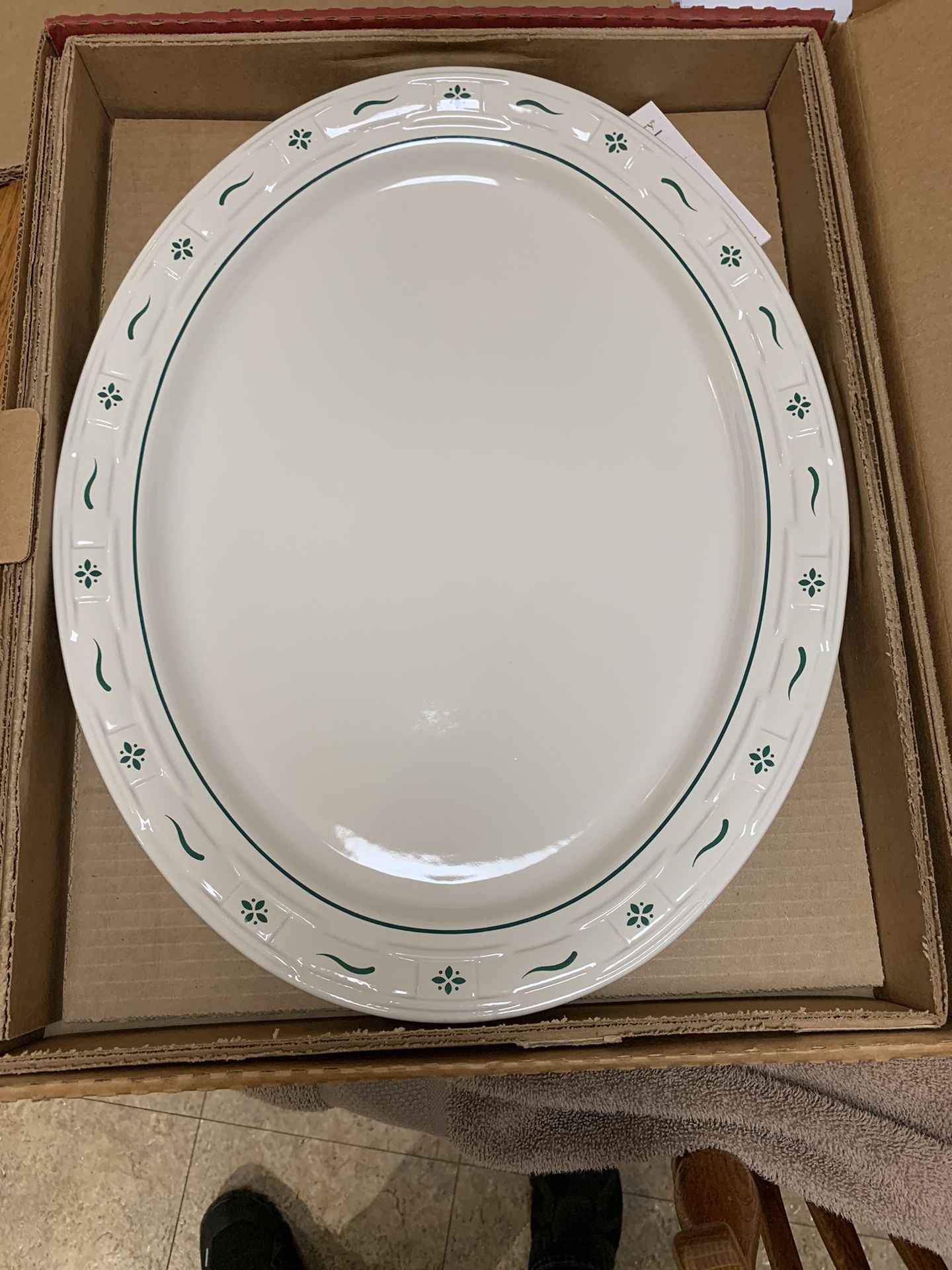 Longaberger Oval Serving Platter