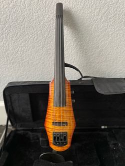 Electric Violin Amber Burst Finish 4-String