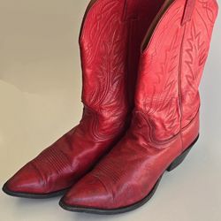 Nocona Women's Size 10 Red Cowboy boots