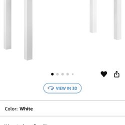White Desk With Drawers