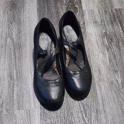 Women's Dansko Mary Jane Style Black Clogs Size EU 41 US 10.5 - 11