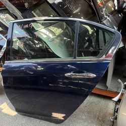 Honda Accord Rear Door Driver Side LH Blue 2013 - 2017 JC207