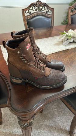 Tony Lama Lace Up Roper 12D