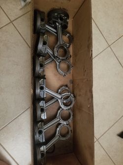 LS7 titanium rods and pistons