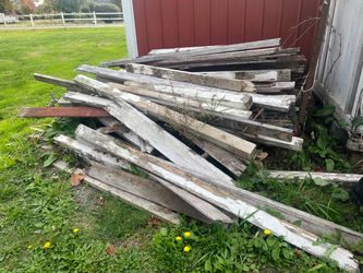 Free reclaimed, lumber, and storage shed