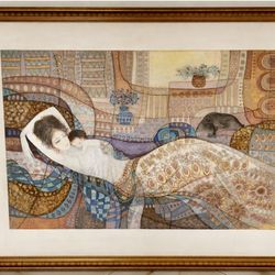 Original artwork by Heshi Yu Untitled, Woman and Child