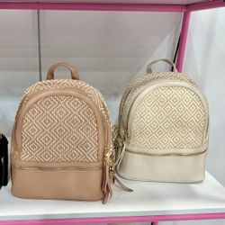 Backpacks Vegan Leather With A Boho Pattern 