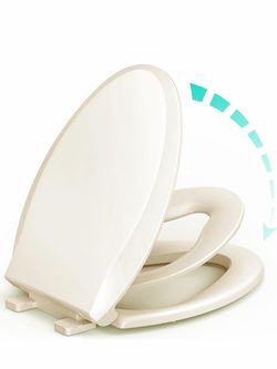 Elongated Toilet Seat with Built-In Child Seat