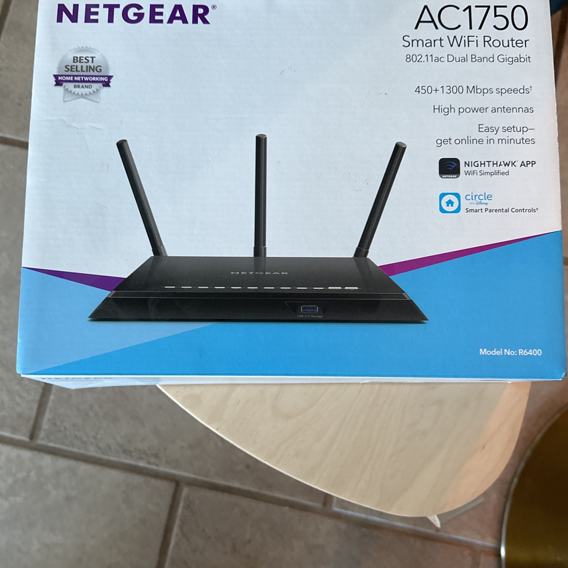 NETGEAR AC1750 Smart WiFi Router - Like New