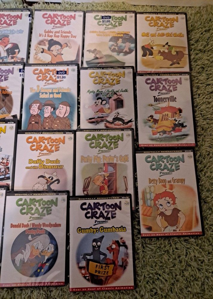 Cartoon Craze DVD's Classic Animation for Sale in Mastic, NY - OfferUp