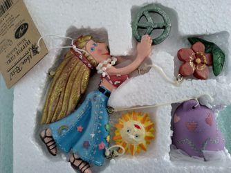 Karen Rossi Hippie Girl Mini Mobile NIB  ☮️