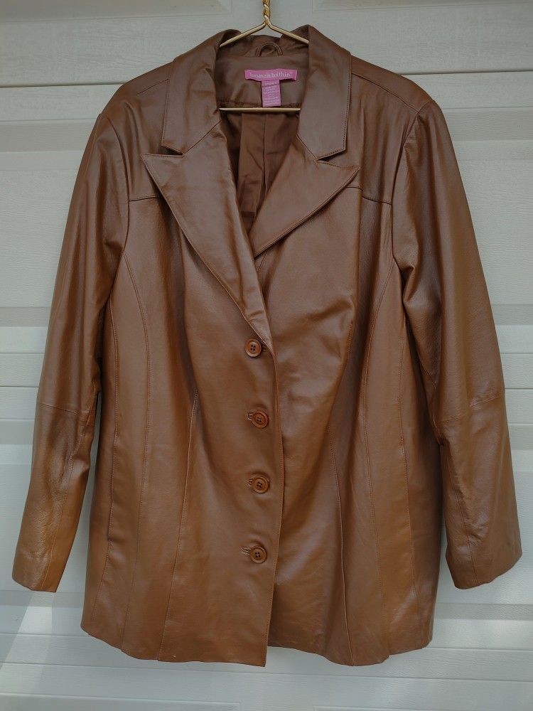 Women's Plus Size leather Jacket Size 24