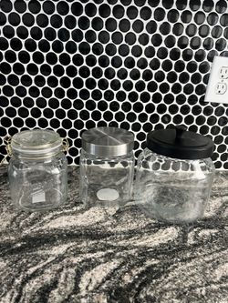 Glass Kitchen Storage Jars 