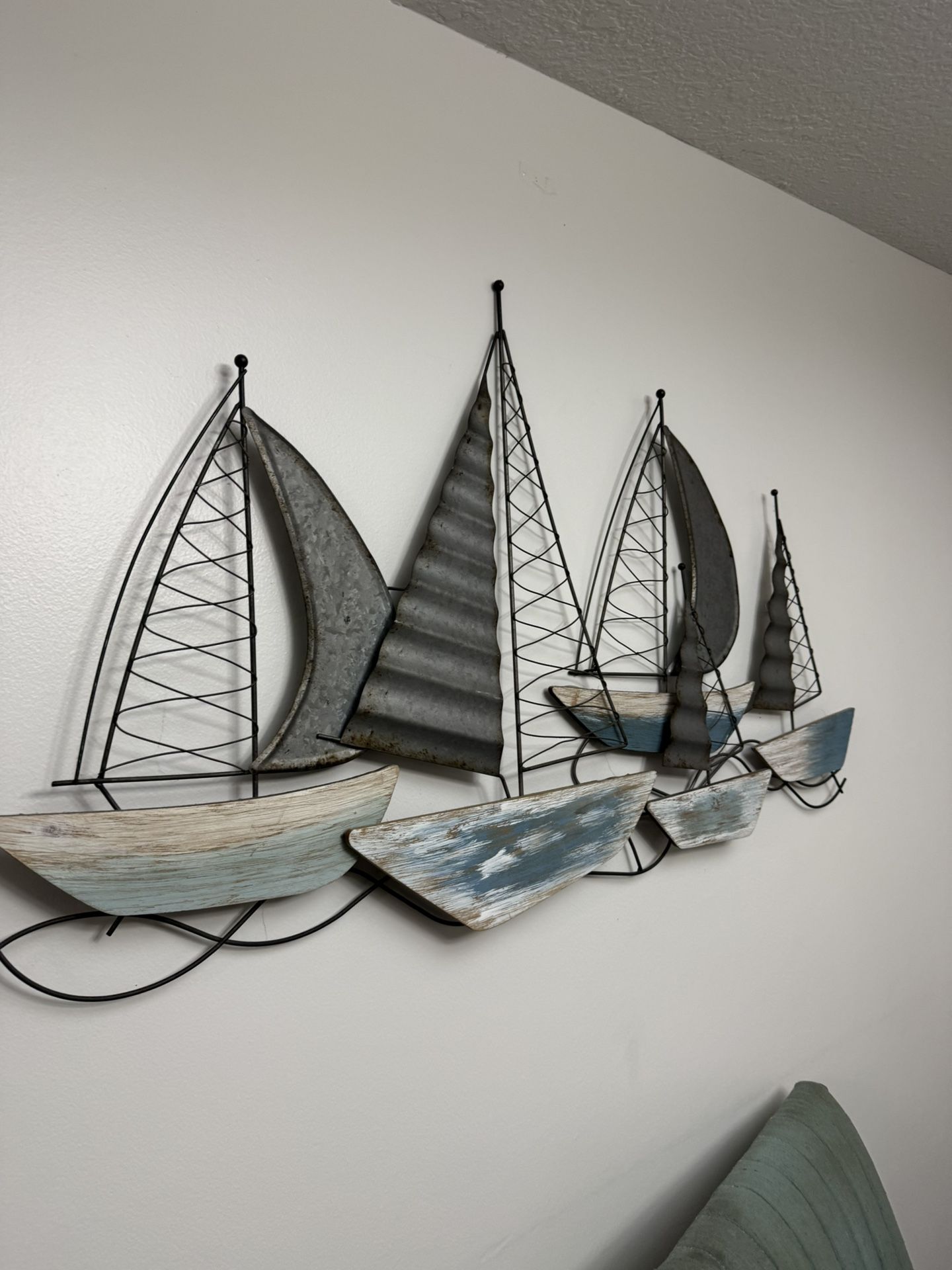 Metal Boats Decorative