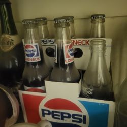 Vintage Pepsi Long Neck Bottles 