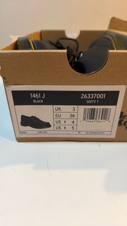 Dr. Martens, SOFTY T model, All Black, kids size 4 girl/kids size 5 boy