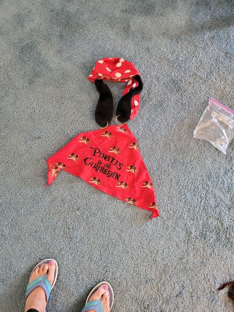 DISNEY HEADBAND AND SCARF SEE DESCRIPTION