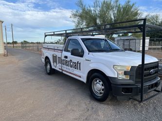 2016 Ford F-150 Long Bed Work Truck with Rack & Toolboxes