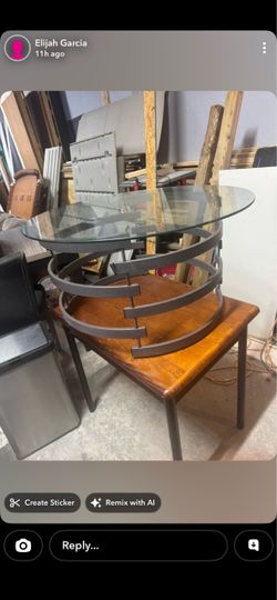 Glass table