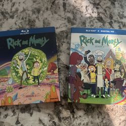 Rick and Morty Seasons 1 & 2 Blu-Ray Discs
