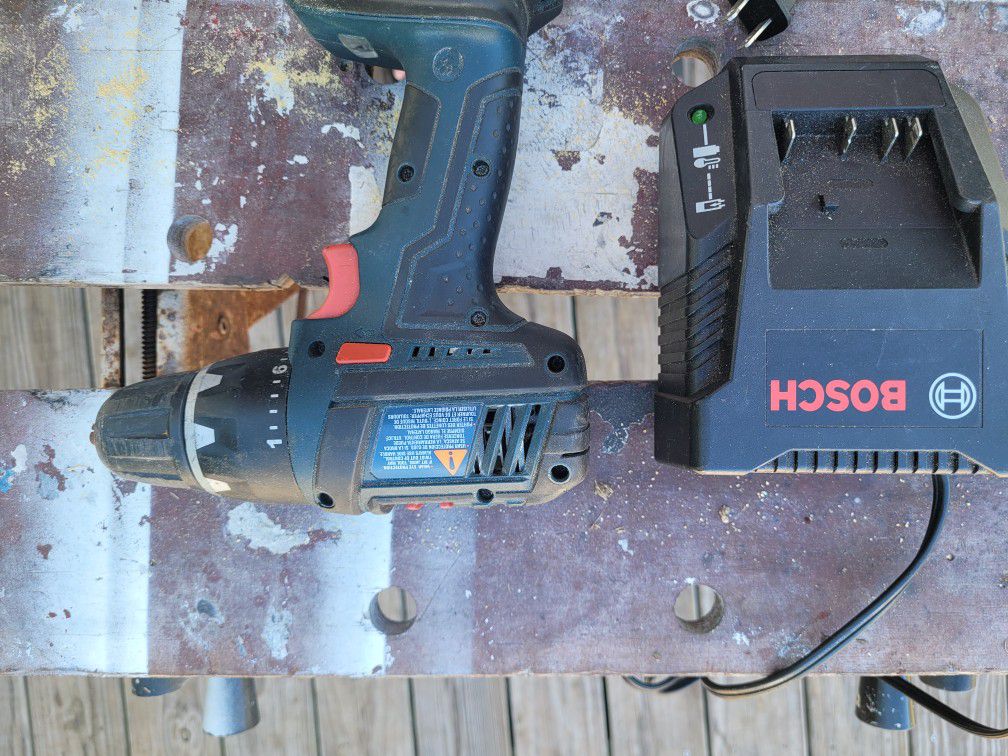 Bosch 18V drill and charger