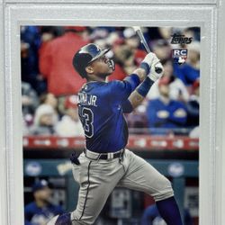RONALD ACUNA JR. PSA 10 RC 2018 Topps Complete Set #698 BAT POINTING UP