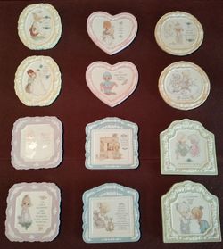 Precious moments plaques.