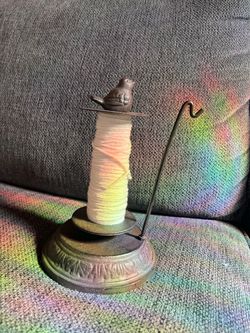 Vintage Cast iron twine holder