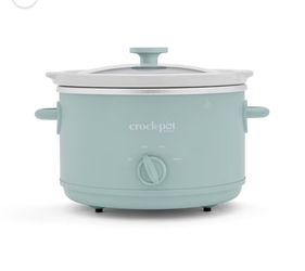 91]Crock Pot Design Series Manual Slow Cooker, 4.5 Qt Kitchen Appliance, Ocean Fog Green