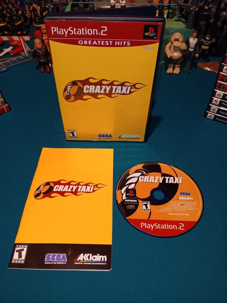 Playstation 2 Game "Crazy Taxi" ( Vintage 2002 )