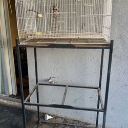 Bird Cage Stand
