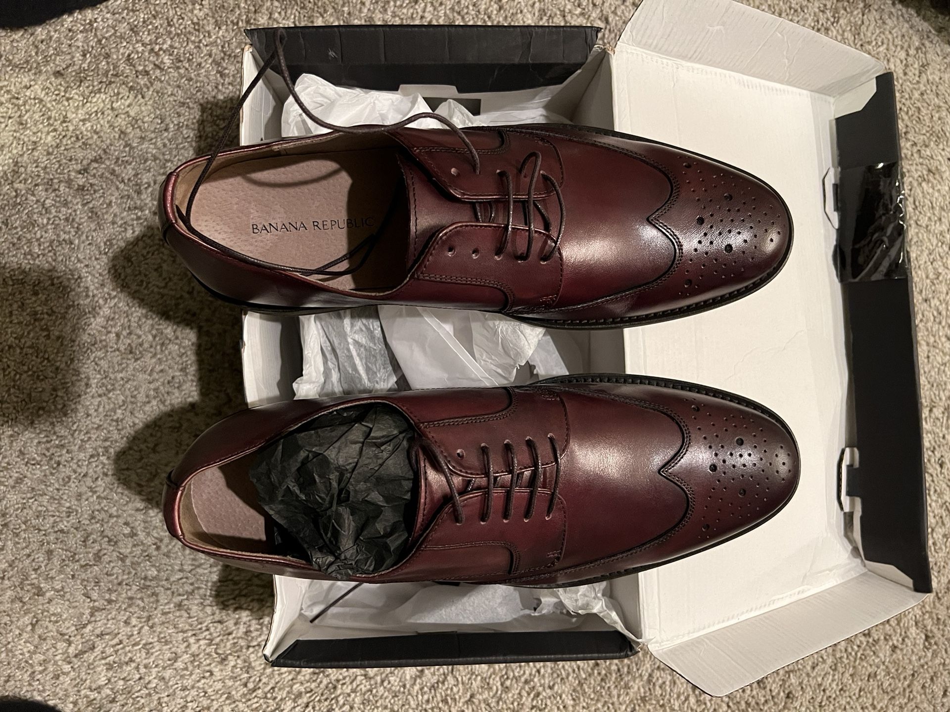 Banana Republic Oxblood Wingtips
