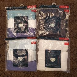 New Lot Of 12 Sealed Women's Faded Glory Ladies Cotton Underwear Bikini Panties Sz S / 5