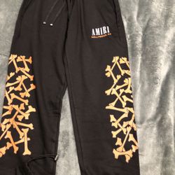 Amiri Bones Sweats.   Medium Only 