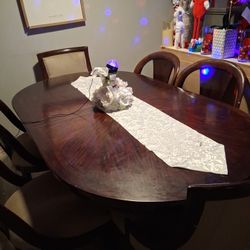 Nice Table And Six Chairs