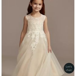 Mint Condition Flower Girl Dress And Robe 