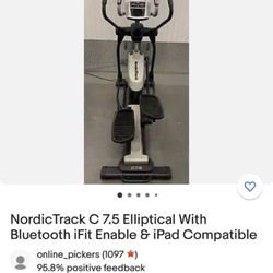 NordicTrack C 7.5 Elliptical 