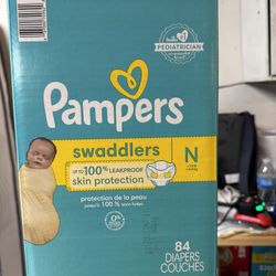 2 NB Pampers Boxes
