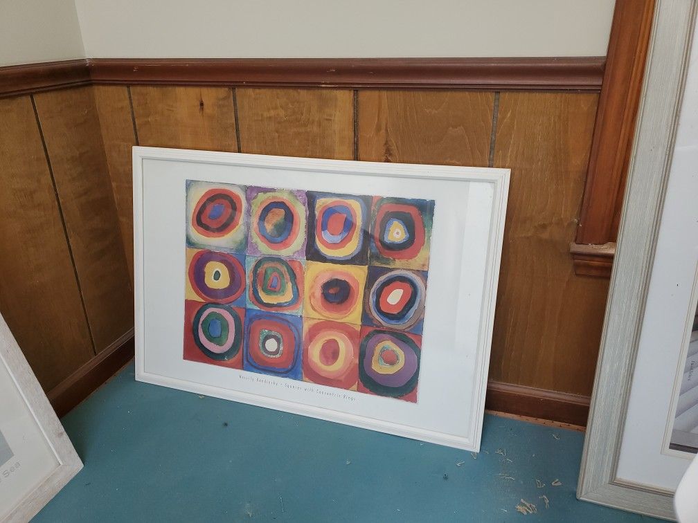 Framed artwork