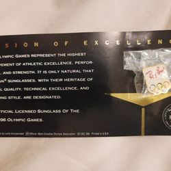 Ray-ban Olympic Lapel Pin 1994/96 Games/ Vintage Pin 