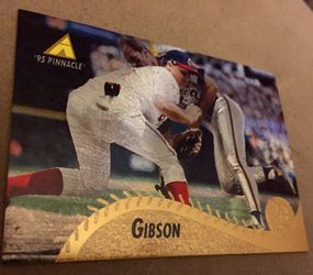 1995 Pinnacle Kirk Gibson Card Detroit Tigers