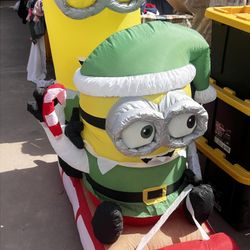 Minion Christmas Inflatable