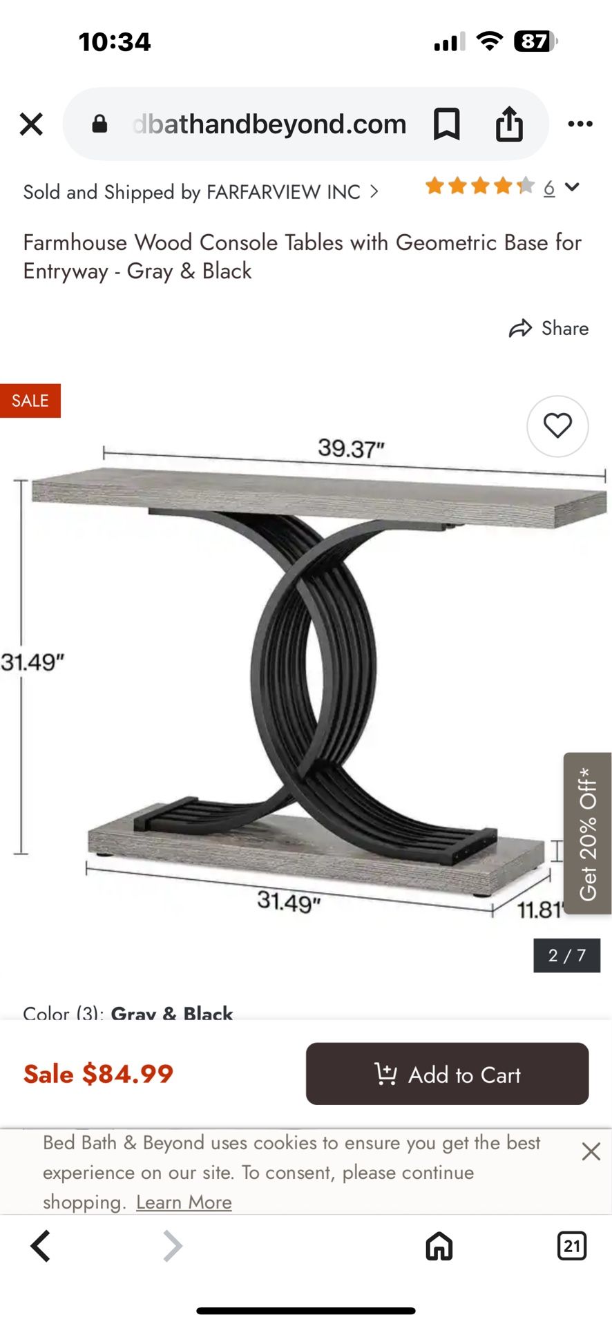 Console Table