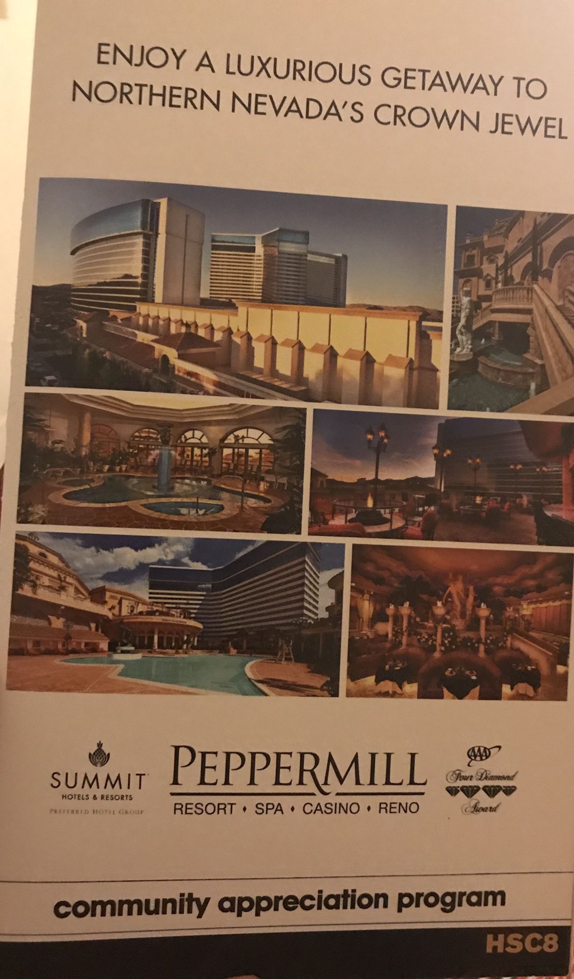 Tickets/Voucher for Hotel in Reno Promo